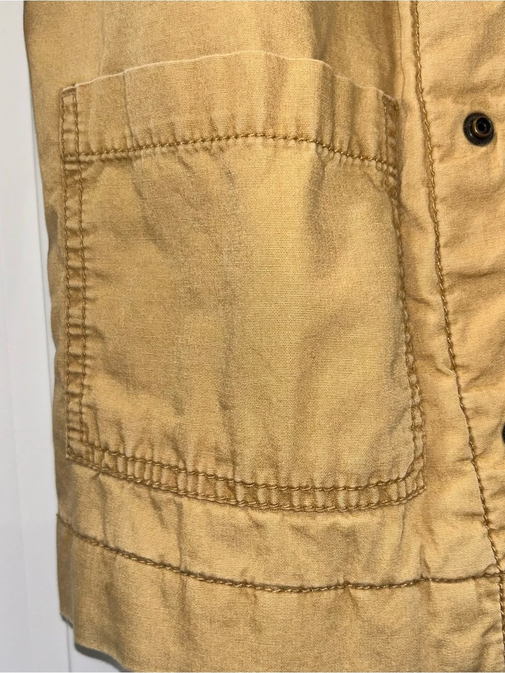 OshKosh B'gosh Khaki Jacket with Navy Lining Boys 12